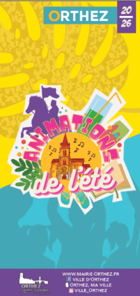 Couverture du programme des animations de l'été
